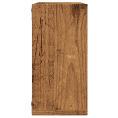 vidaXL Wall Cube Shelves 4 pcs Old Wood 30x15x30 cm Engineered Wood 6