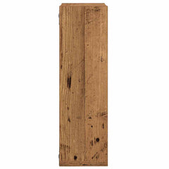 vidaXL Wall Cube Shelves 2 pcs Old Wood 50x15x50 cm Engineered Wood 6