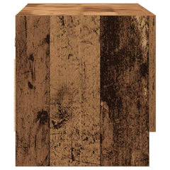 vidaXL Wardrobe Old Wood 70x32,5x35 cm Engineered Wood 6