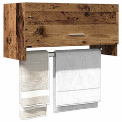 vidaXL Wardrobe Old Wood 70x32,5x35 cm Engineered Wood 1
