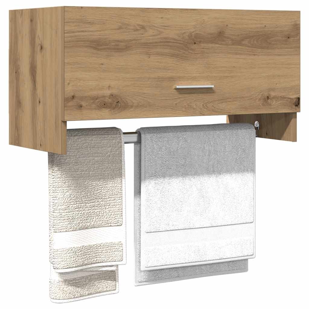 vidaXL Wardrobe Artisan Oak 70x32,5x35 cm Engineered Wood 3