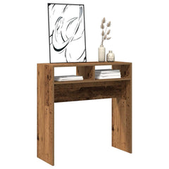 vidaXL Console Table Old Wood 78x30x80 cm Engineered Wood 3
