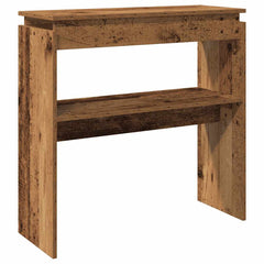 vidaXL Console Table Old Wood 80x30x80 cm Engineered Wood 2