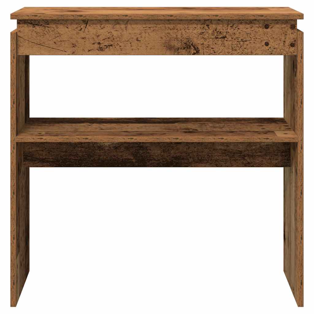 vidaXL Console Table Old Wood 80x30x80 cm Engineered Wood 4