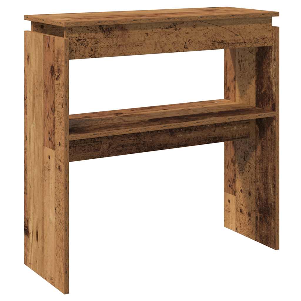 vidaXL Console Table Old Wood 80x30x80 cm Engineered Wood 5