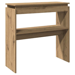 vidaXL Console Table Artisan Oak 80x30x80 cm Engineered Wood 2