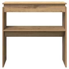 vidaXL Console Table Artisan Oak 80x30x80 cm Engineered Wood 4