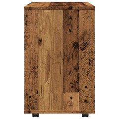 vidaXL Rolling Cabinet Old Wood 46x36x59 cm Engineered Wood 6