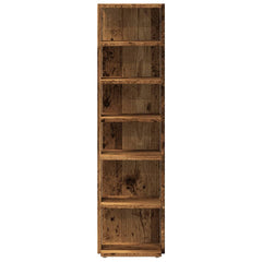 vidaXL Shoe Cabinets 2 pcs Old Wood 28x27x102 cm Engineered Wood 4