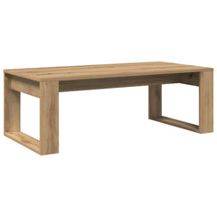 vidaXL Coffee Table Artisan Oak 102x50x35 cm Engineered Wood 2
