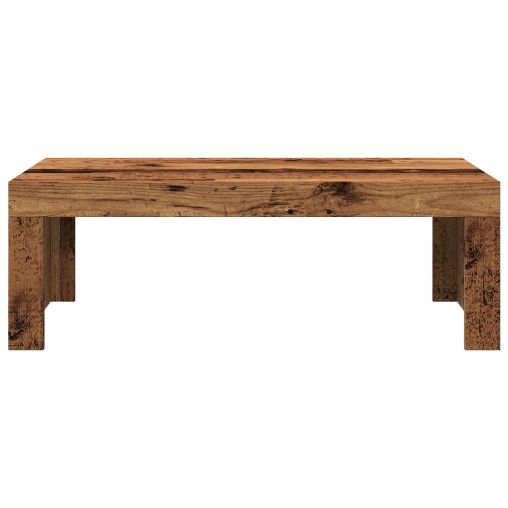 vidaXL Coffee Table Old Wood 102x50x35 cm Engineered Wood 4