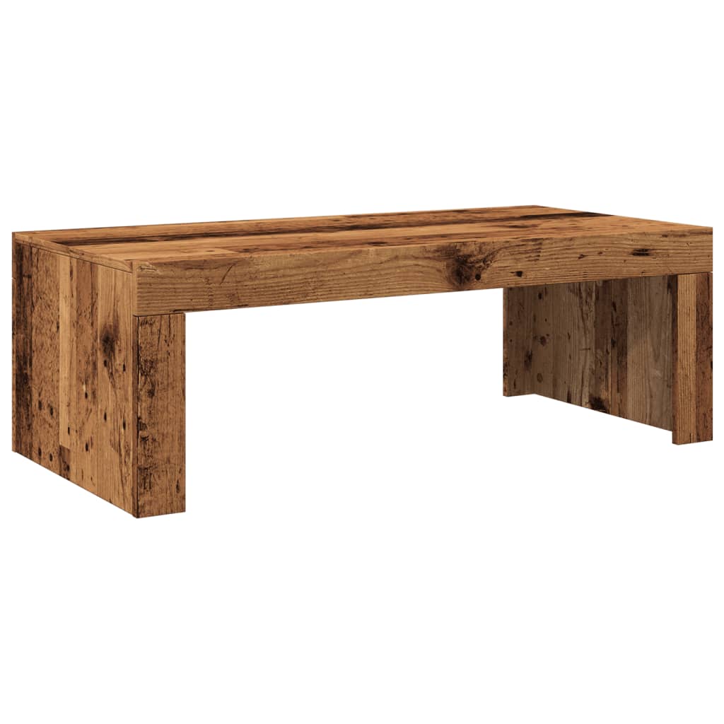 vidaXL Coffee Table Old Wood 102x50x35 cm Engineered Wood 6