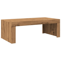 vidaXL Coffee Table Artisan Oak 102x50x35 cm Engineered Wood 2