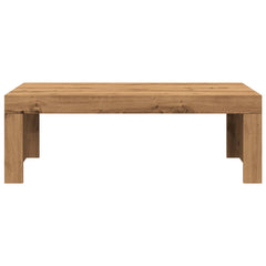 vidaXL Coffee Table Artisan Oak 102x50x35 cm Engineered Wood 4