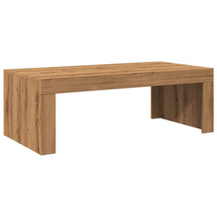 vidaXL Coffee Table Artisan Oak 102x50x35 cm Engineered Wood 6