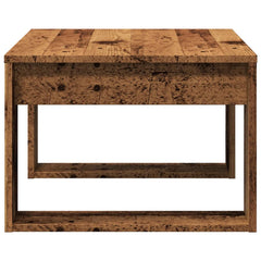 vidaXL Side Table Old Wood 50x50x35 cm Engineered Wood 6