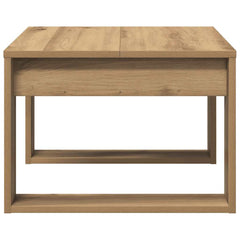 vidaXL Side Table Artisan Oak 50x50x35 cm Engineered Wood 6
