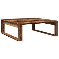 vidaXL Coffee Table Old Wood 100x100x35 cm Engineered Wood 2