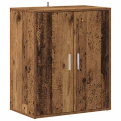 vidaXL Shoe Cabinet 60 x 35 x 70 cm Old Wood 2