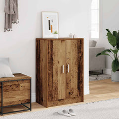vidaXL Shoe Cabinet 60 x 35 x 92 cm Old Wood 6 shelves 1
