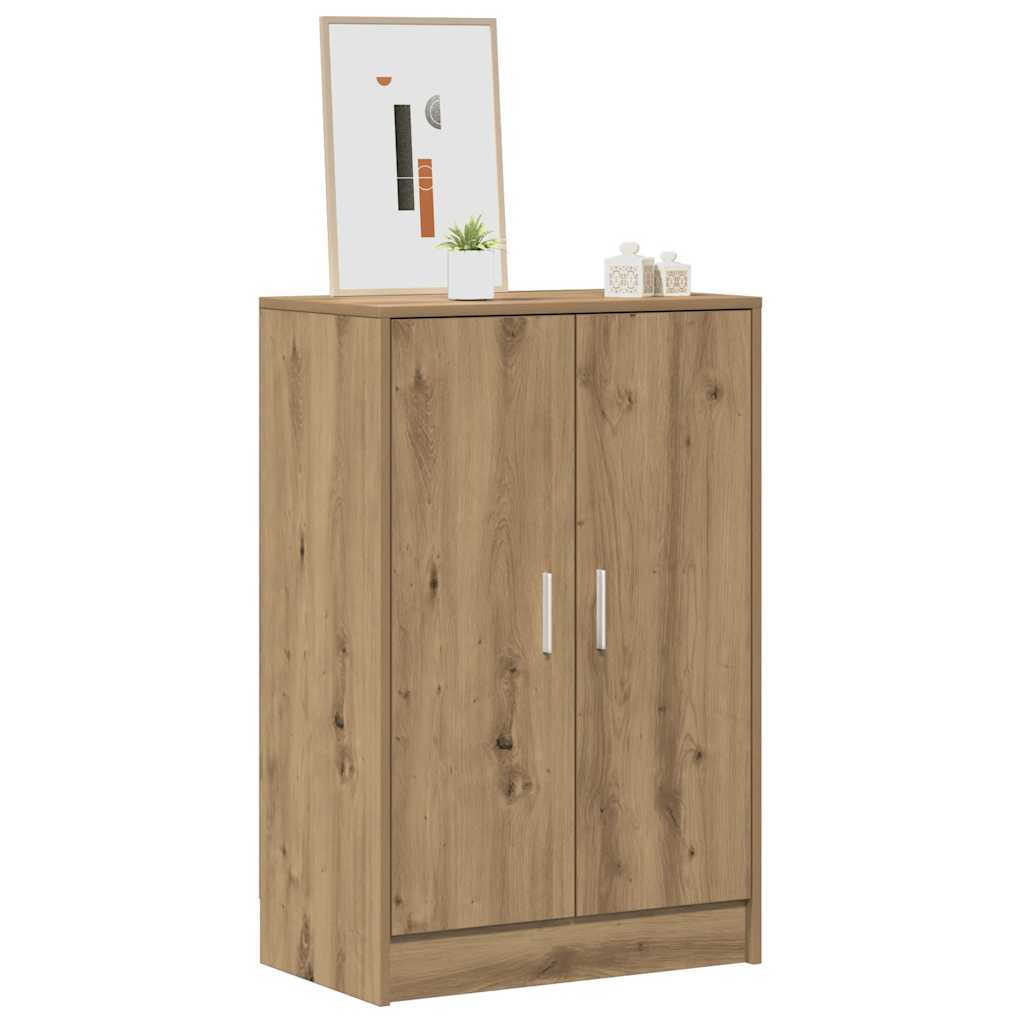 vidaXL Shoe Cabinet 60 x 35 x 92 cm Artisan Oak 3