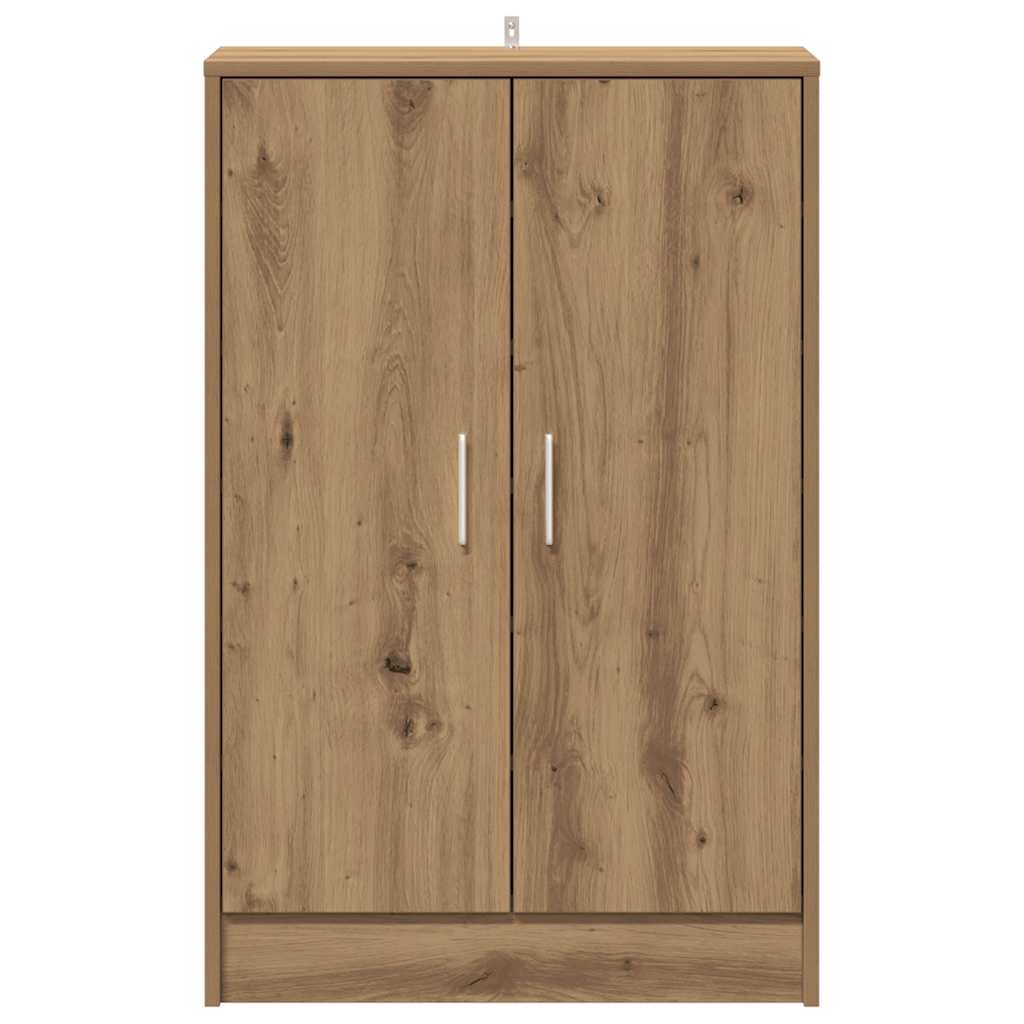 vidaXL Shoe Cabinet 60 x 35 x 92 cm Artisan Oak 4