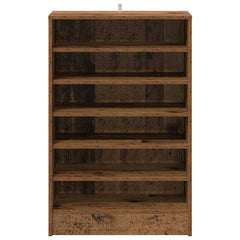 vidaXL Shoe Cabinet 60 x 35 x 92 cm Old Wood 4