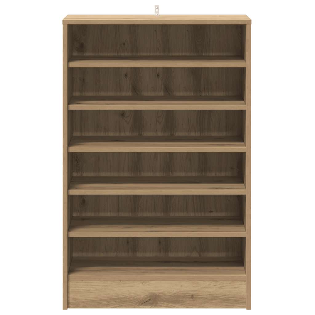 vidaXL Shoe Cabinet 60 x 35 x 92 cm Artisan Oak 6 pairs of shoes 4