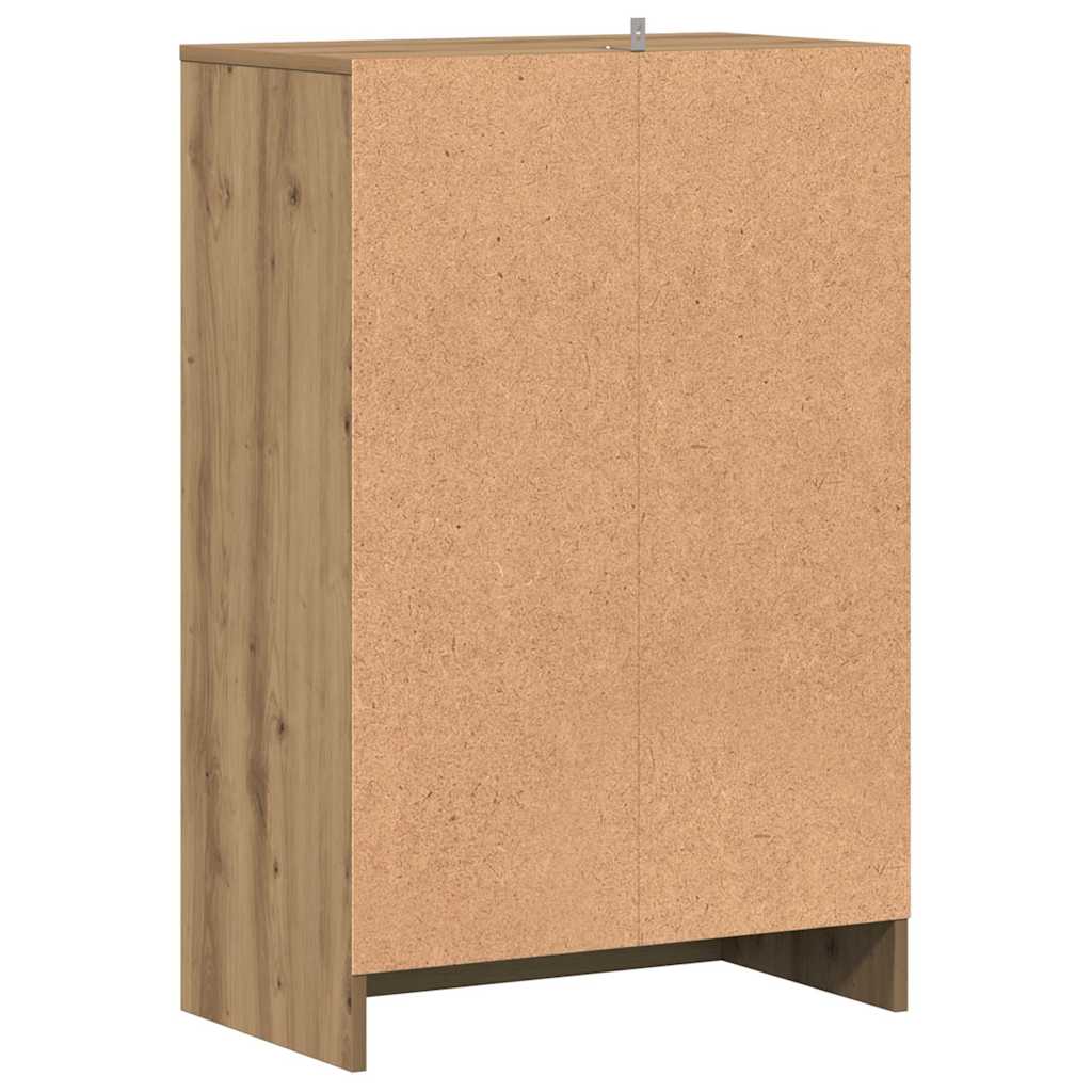 vidaXL Shoe Cabinet 60 x 35 x 92 cm Artisan Oak 6 pairs of shoes 5