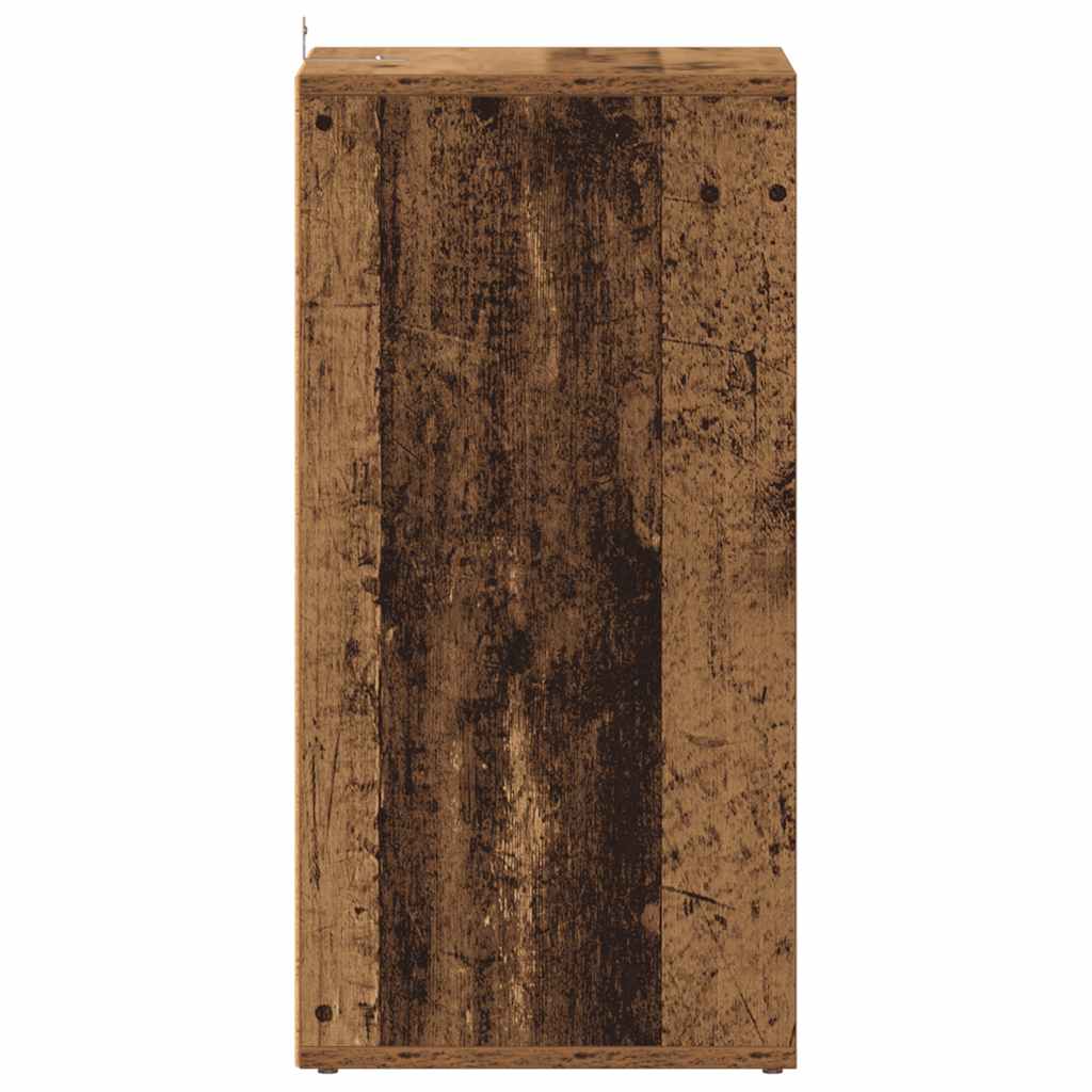 vidaXL Shoe Cabinet 32 x 35 x 70 cm Old Wood 5 shoes 6