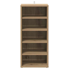 vidaXL Shoe Cabinet 32 x 35 x 70 cm Artisan Oak 5 pairs of shoes 4