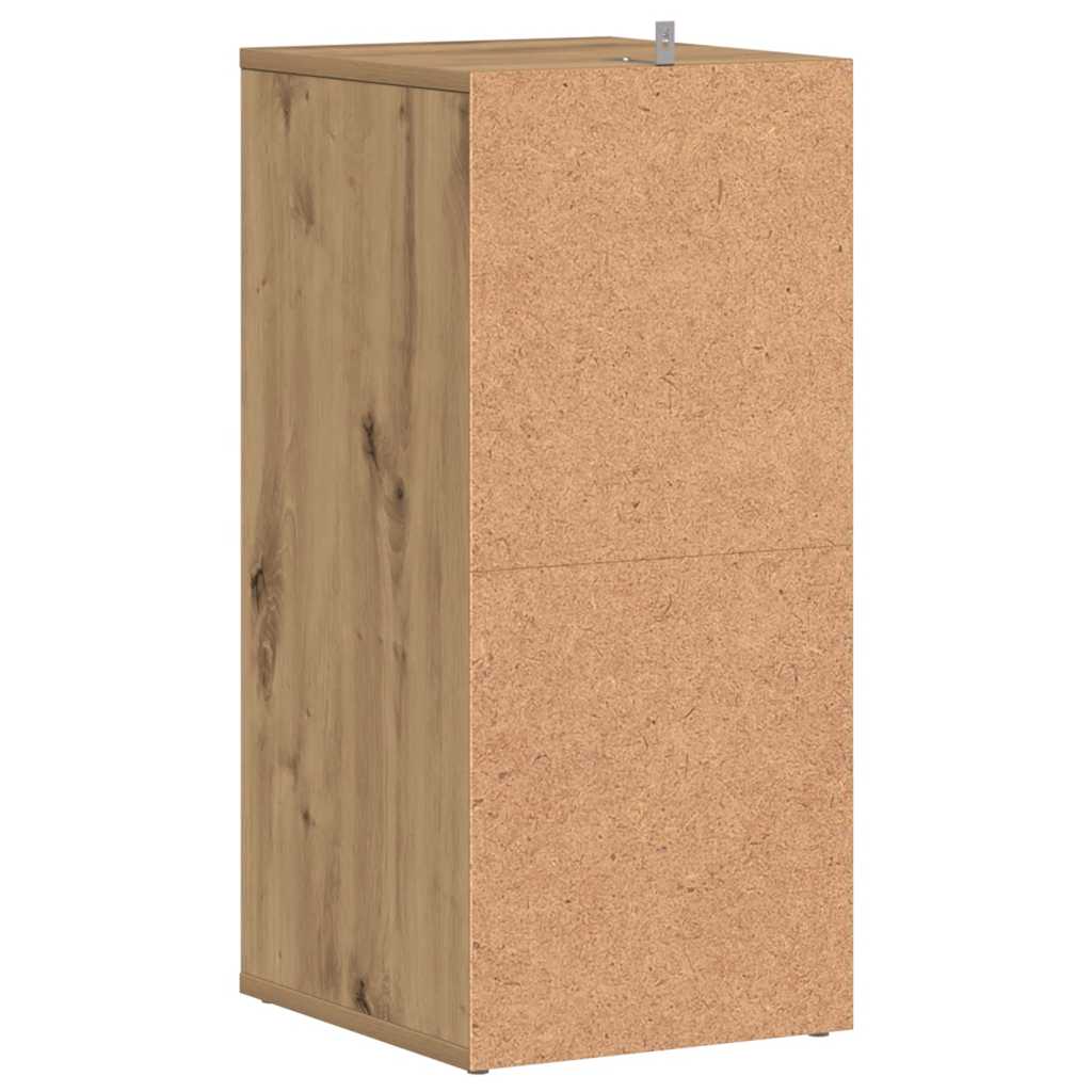 vidaXL Shoe Cabinet 32 x 35 x 70 cm Artisan Oak 5 pairs of shoes 5