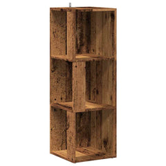 vidaXL Corner Cabinet Old Wood 33x33x100 cm Engineered Wood 2