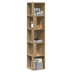 Corner Cabinet 33x33x164.5 cm Engineered Wood 33 x 33 x 165 cm Artisan oak
