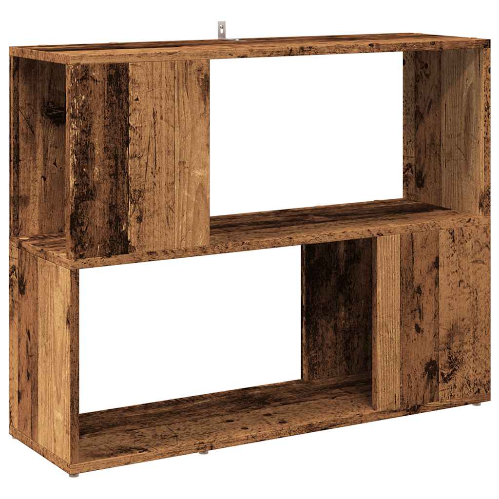 vidaXL Book Cabinet/Room Divider Old Wood 80x24x63 cm 2