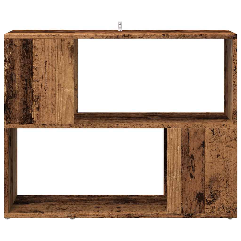 vidaXL Book Cabinet/Room Divider Old Wood 80x24x63 cm 4