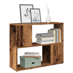 vidaXL Book Cabinet/Room Divider Old Wood 80x24x63 cm 1