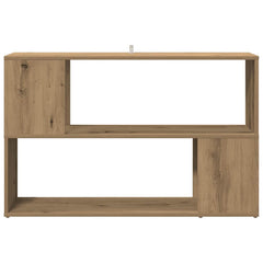 vidaXL Book Cabinet Artisian Oak 100x24x63 cm Engineered Wood 4