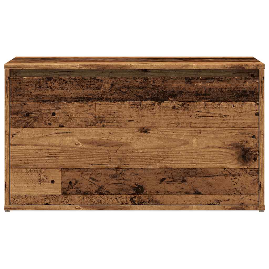 vidaXL Hall Bench 80x40x45 cm Old Wood Engineered Wood 4