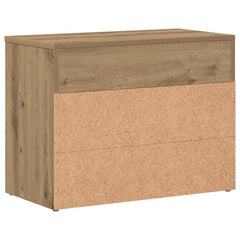 vidaXL Shoe Bench Artisan Oak 60x30x45 cm Engineered Wood 6