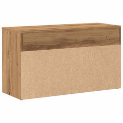 vidaXL Shoe Bench Artisan Oak 80x30x45 cm Engineered Wood 5