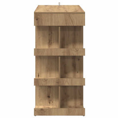 vidaXL Bar Table with Storage Rack Artisan Oak 100x48x101.5 cm 5