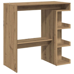 vidaXL Bar Table with Storage Rack Artisan Oak 100x48x101.5 cm 6