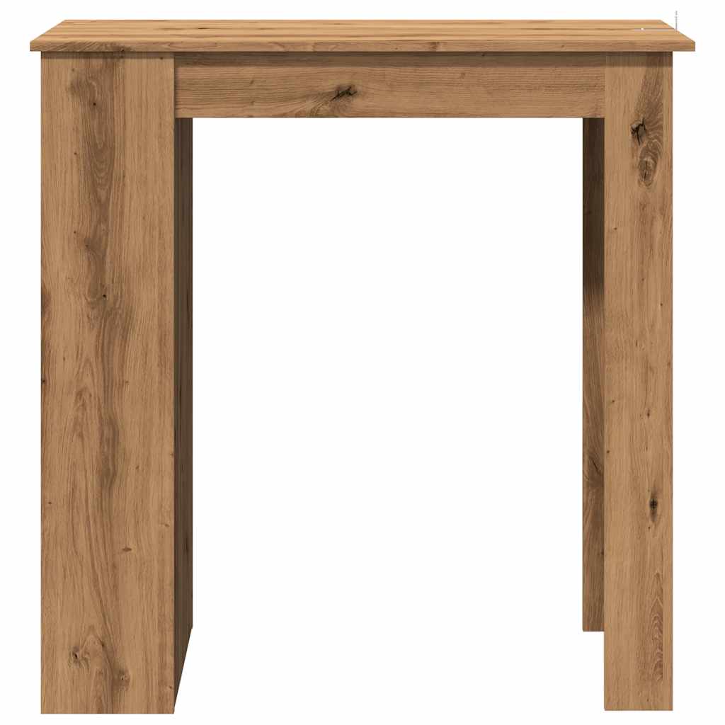 vidaXL Bar Table with Storage Rack Artisan Oak 102x50x103.5 cm 4