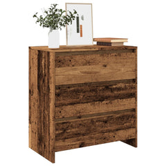 Sideboard 70x41x75 cm Engineered Wood Old wood