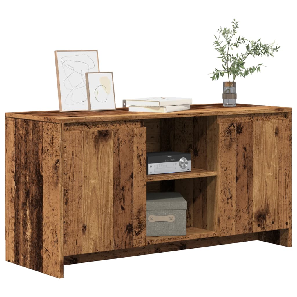 vidaXL TV Cabinet Old Wood 102x37.5x52.5 cm Engineered Wood 1