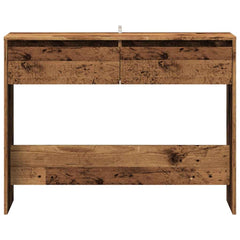 vidaXL Console Table Old Wood 100x35x76.5 cm Engineered Wood 4