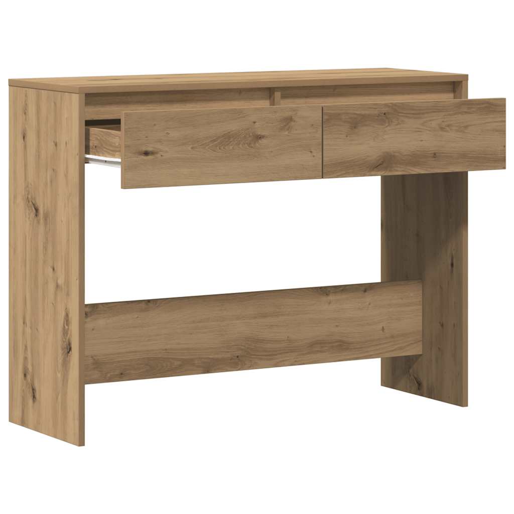 vidaXL Console Table Artisan Oak 100x35x76.5 cm Engineered Wood 4