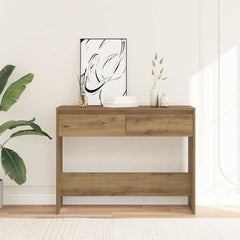 vidaXL Console Table Artisan Oak 100x35x76.5 cm Engineered Wood 1