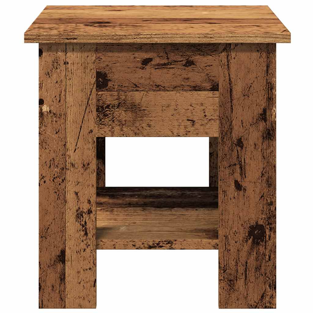 vidaXL Coffee Table Old Wood 40x40x42 cm Engineered Wood 4